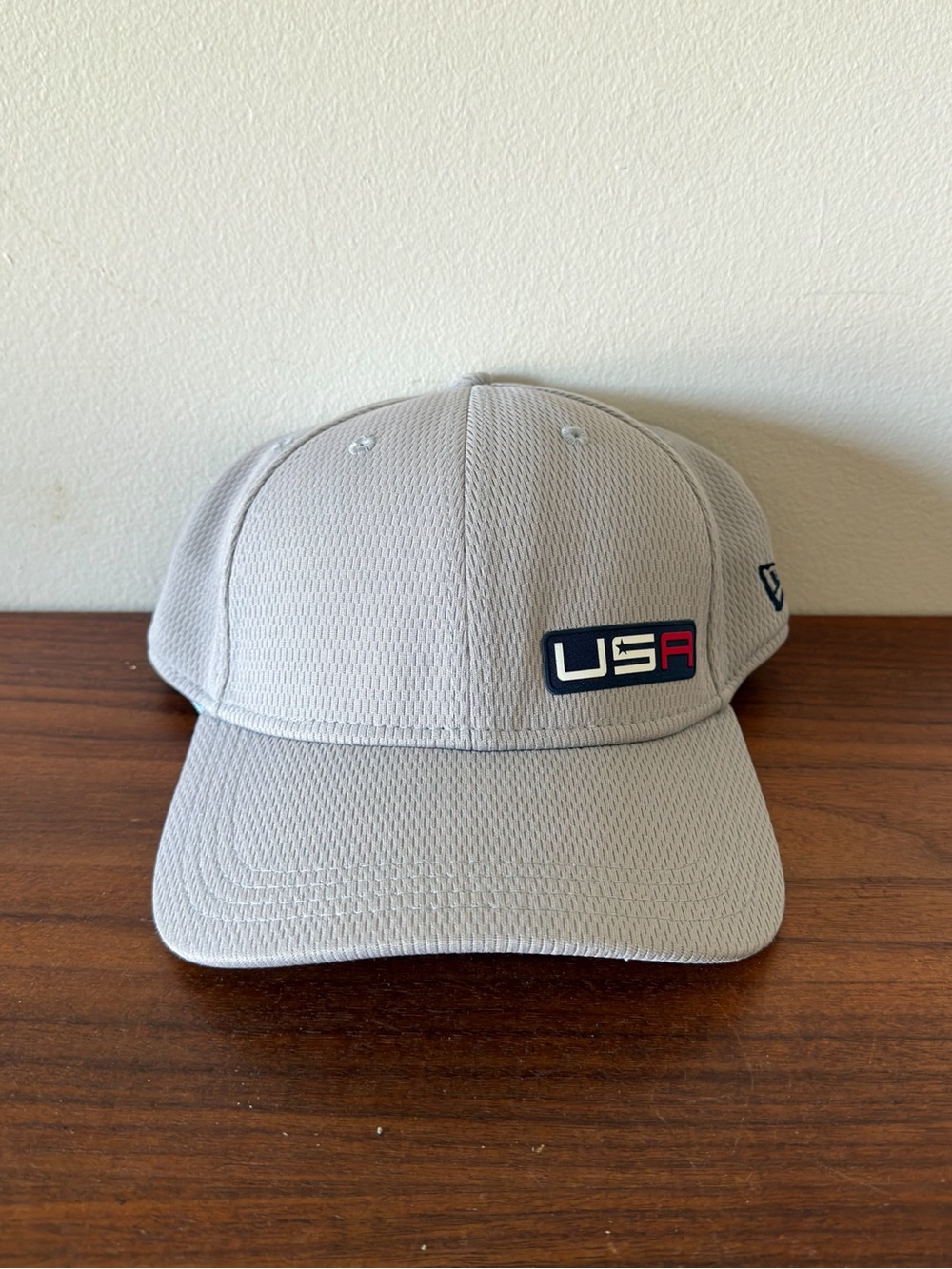 USA Golf New Era Men’s L/XL Fitted Stretch Hat Ryder Cup 2020 Gray